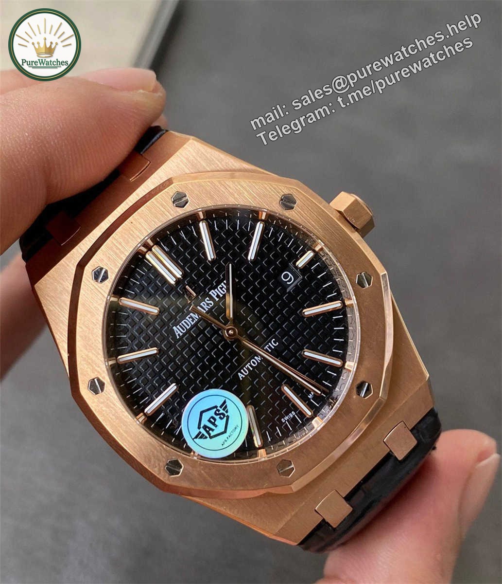 APS Factory Audemars Piguet 15400 Replica – Royal Oak 41mm Rose Gold 15400OR.OO.D002CR.01 - Image 2