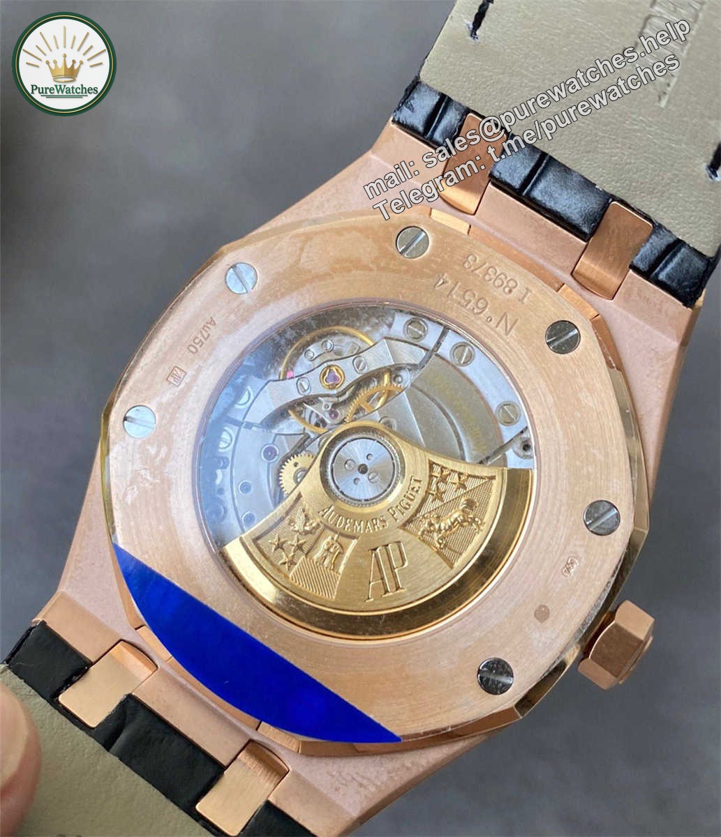 APS Factory Audemars Piguet 15400 Replica – Royal Oak 41mm Rose Gold 15400OR.OO.D002CR.01 - Image 5