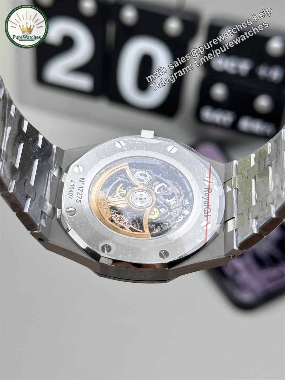 Audemars Piguet 15407 Replica – Royal Oak Double Balance Wheel Openworked 41mm Super Clone - Image 6