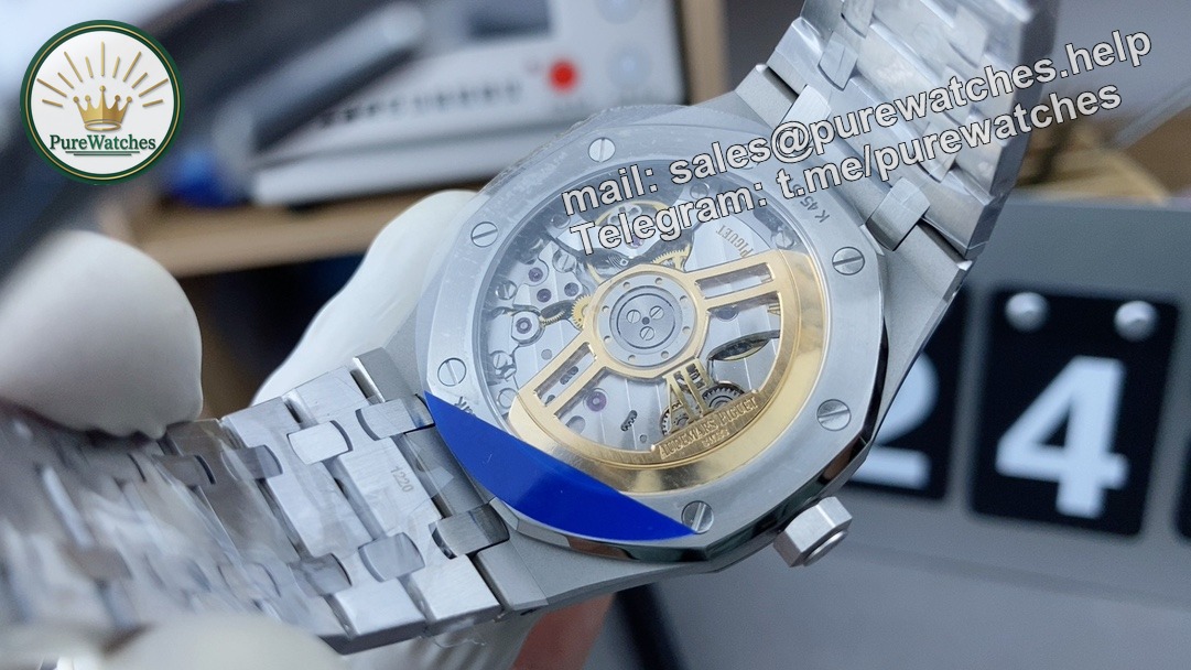 Audemars Piguet 15500 Blue – Premium APS Factory Royal Oak Replica - Image 4