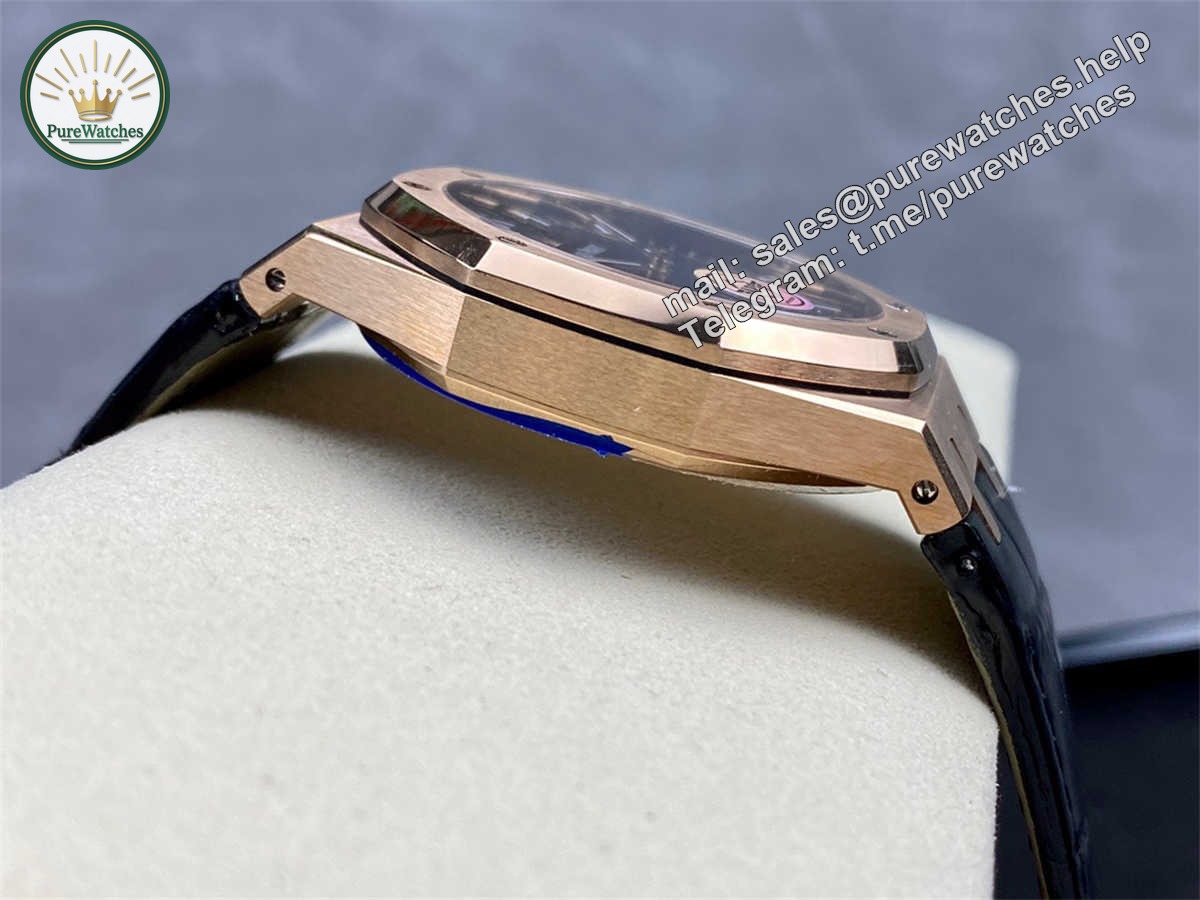 Audemars Piguet 15500 Replica – APS Factory Premium Royal Oak 15500OR Rose Gold Clone - Image 5