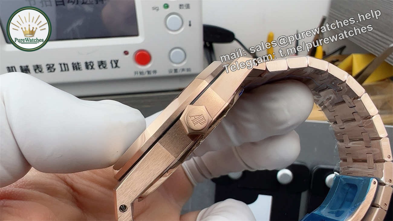 Audemars Piguet 15500 – Premium Royal Oak 41mm Rose Gold Automatic Watch - Image 6