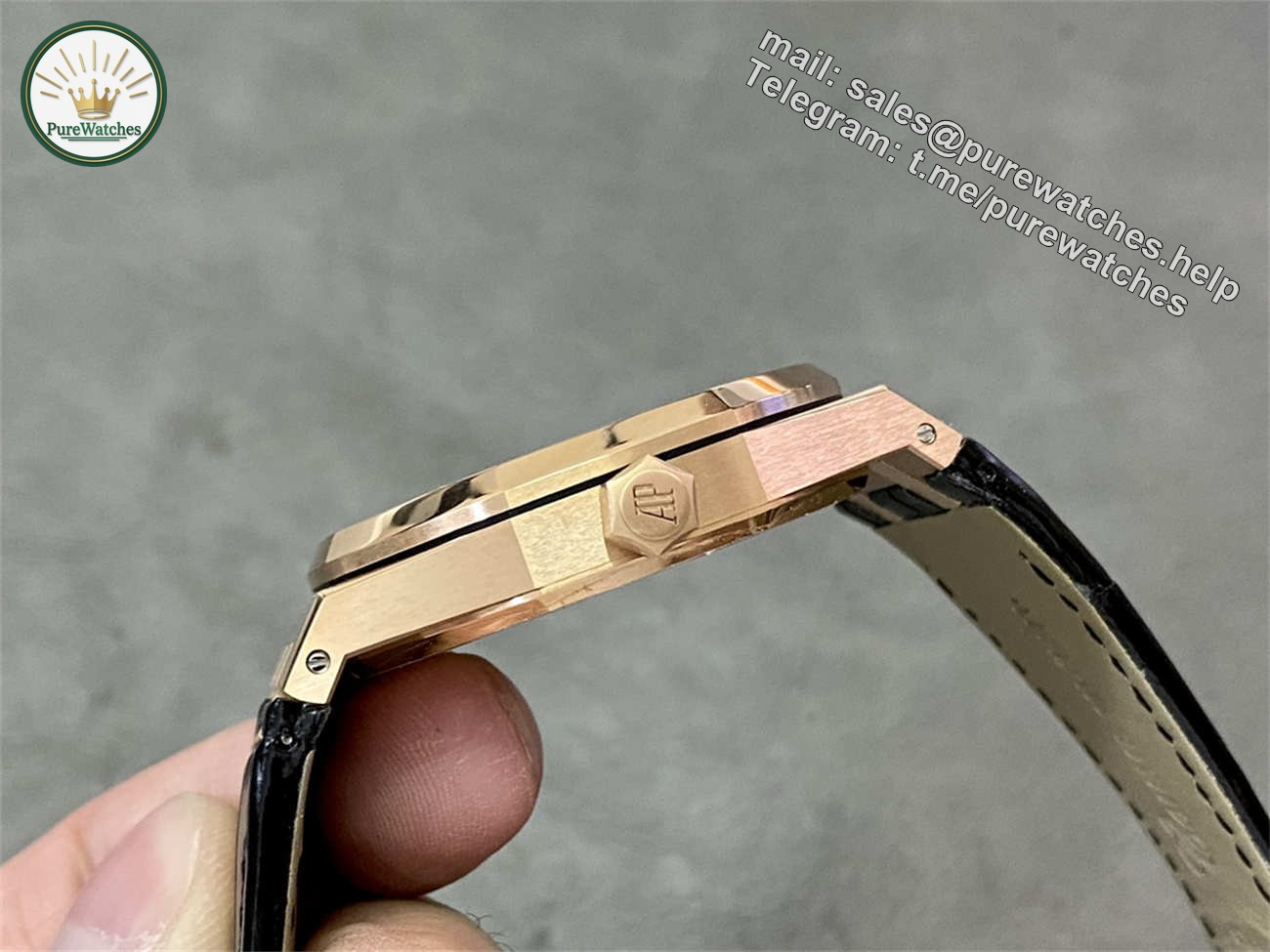 APS Factory Audemars Piguet 15510 Rose Gold Edition – Royal Oak 41mm Black Dial - Image 6