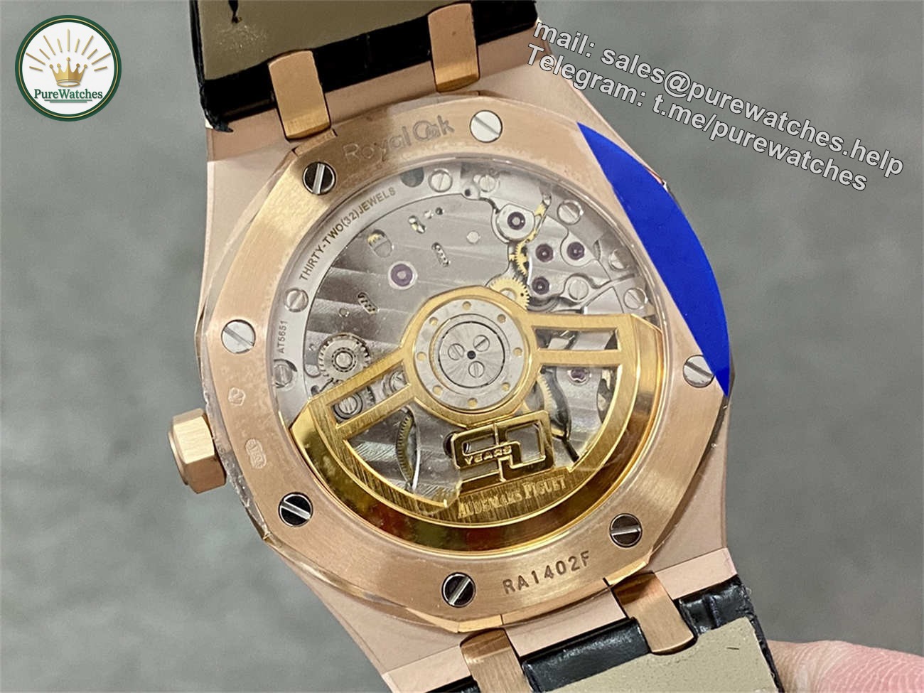 APS Factory Audemars Piguet 15510 Rose Gold Edition – Royal Oak 41mm Black Dial - Image 8