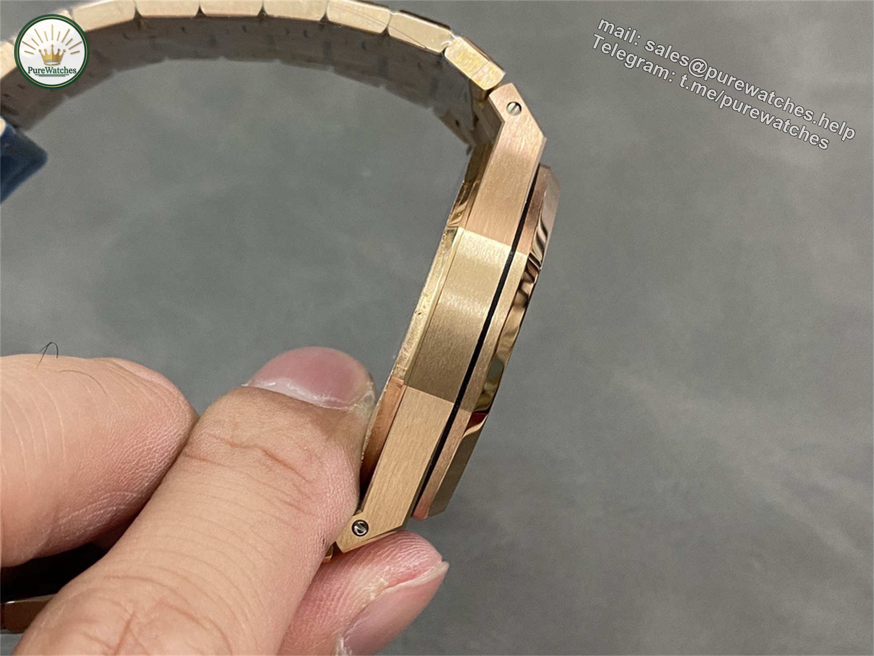 Audemars Piguet 15510OR – Royal Oak 41mm Rose Gold Black Dial by APS Factory - Image 5
