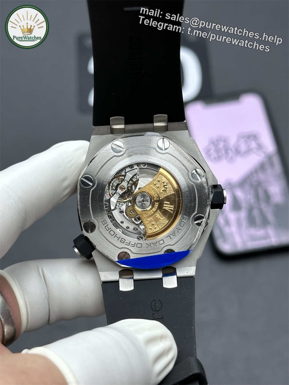 APS Factory Audemars Piguet 15710 White Dial Diver — Premium Royal Oak Offshore 42mm Replica - Image 6