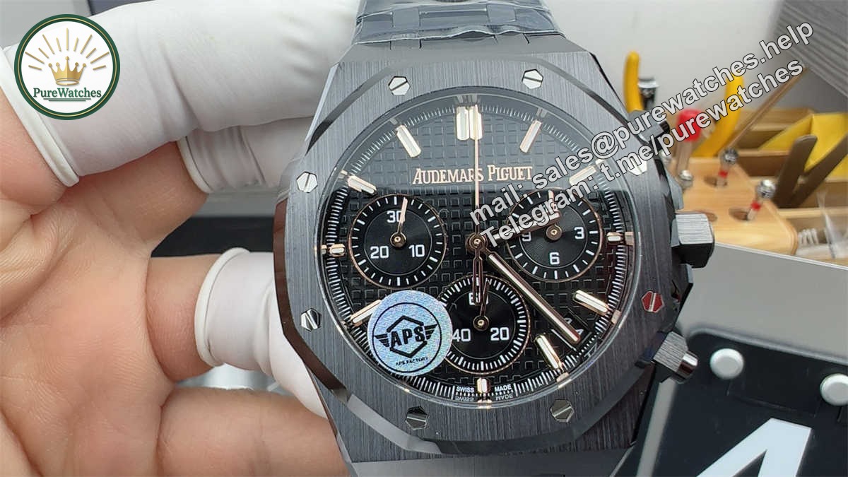 APS Factory Audemars Piguet 26240 Ceramic Replica �C Premium Full Ceramic Chronograph (2025 Edition) - Image 2