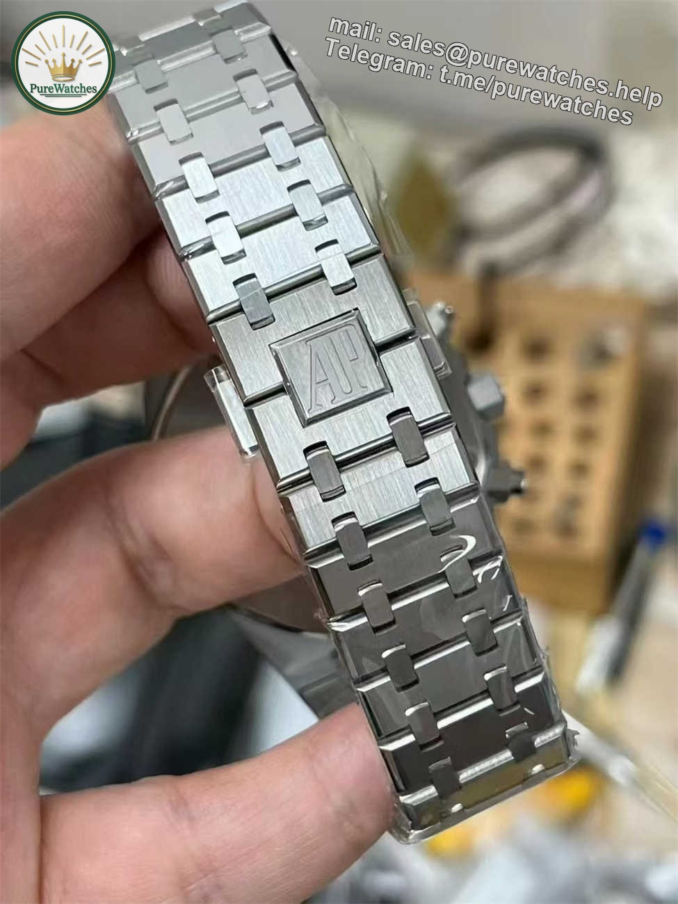 Audemars Piguet Royal Oak Chronograph Replica (APS Factory) – Panda Dial 26331 - Image 5