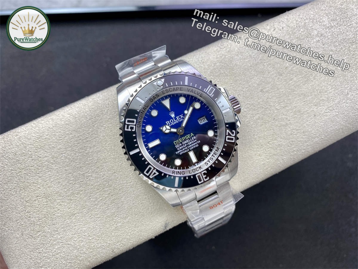 Blue Sea-Dweller Replica – Premium Gradient Blue Dial Diver Watch | 1:1 Super Clone - Image 4