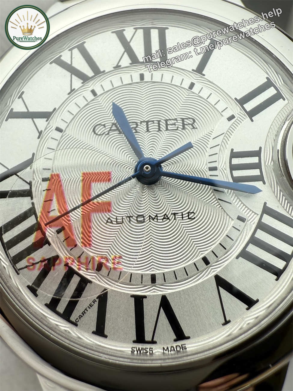 AF Factory Cartier Ballon Bleu Replica – 33mm Automatic (Mechanical Movement) - Image 3