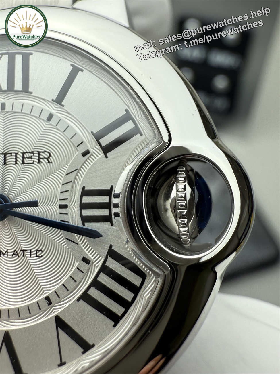 AF Factory Cartier Ballon Bleu Replica – 33mm Automatic (Mechanical Movement) - Image 4