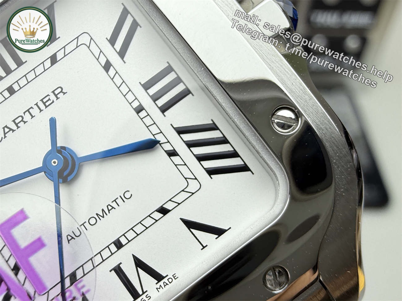 AF Factory Cartier Santos 35mm Replica – Medium Size (Miyota 9015 Movement) - Image 3