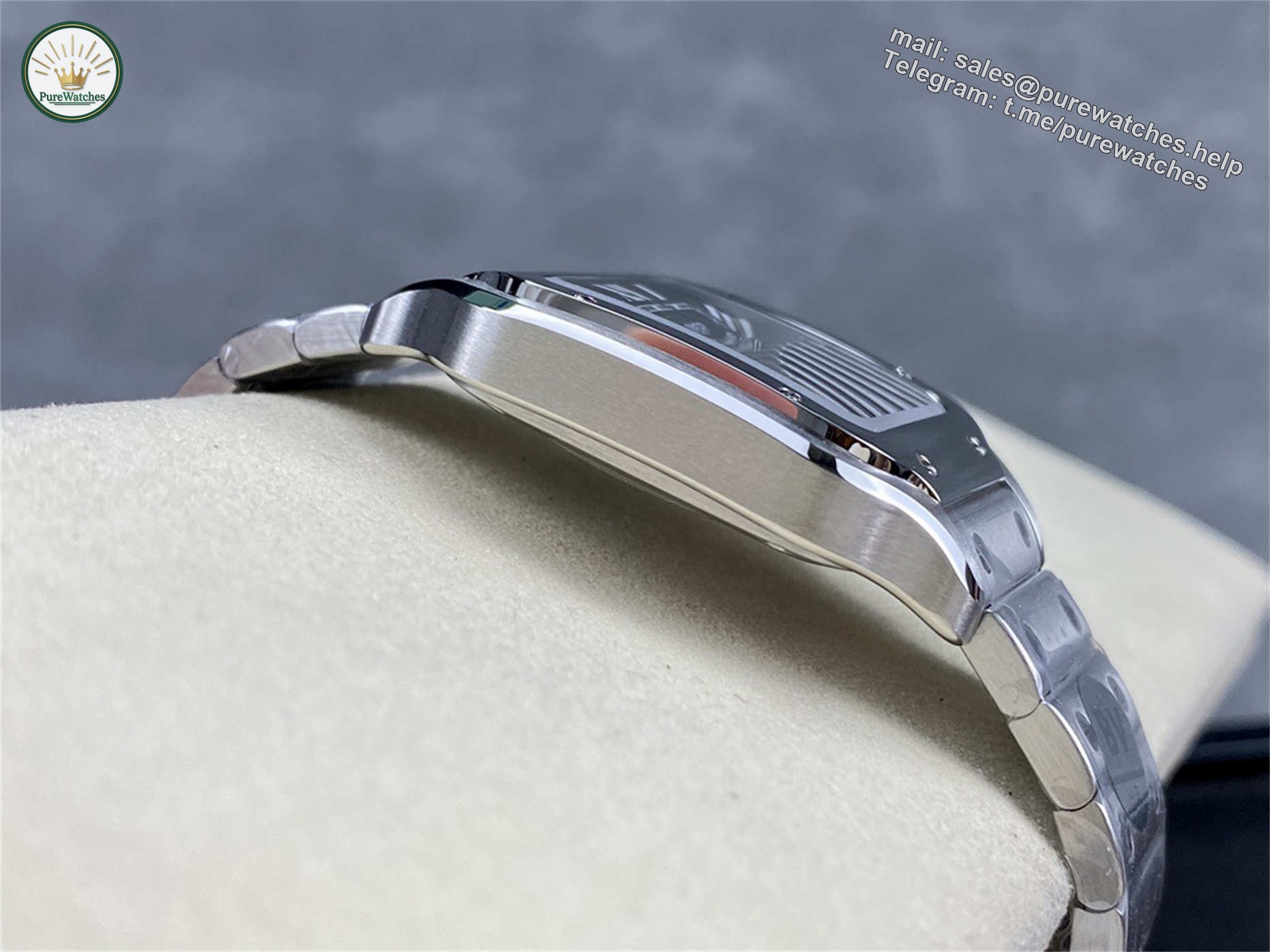 Cartier Santos Green Dial Medium Replica (WSSA0061) – BV Factory V2 - Image 3