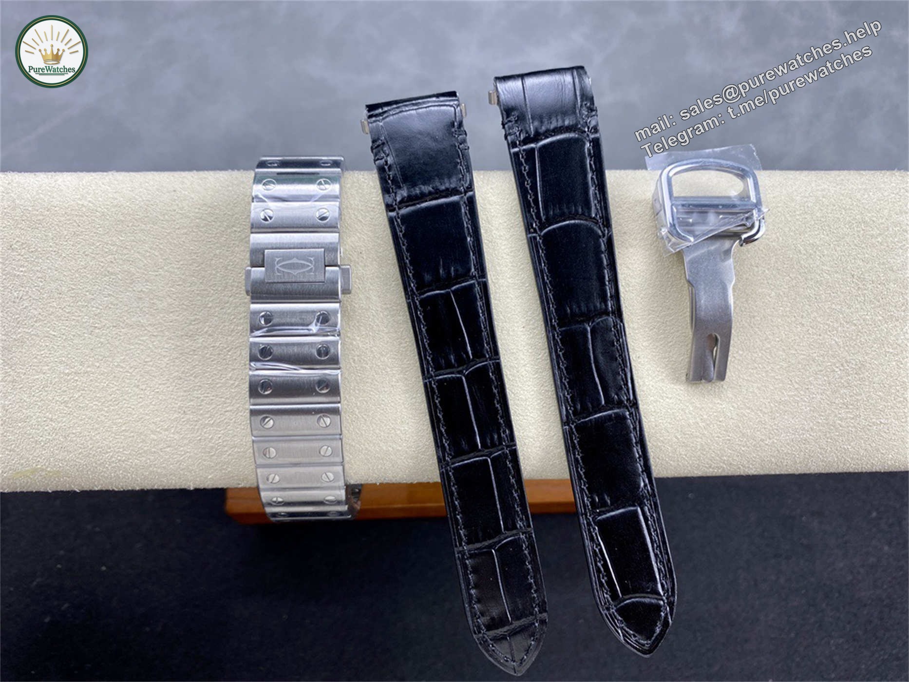 Cartier Santos Green Dial Medium Replica (WSSA0061) – BV Factory V2 - Image 6
