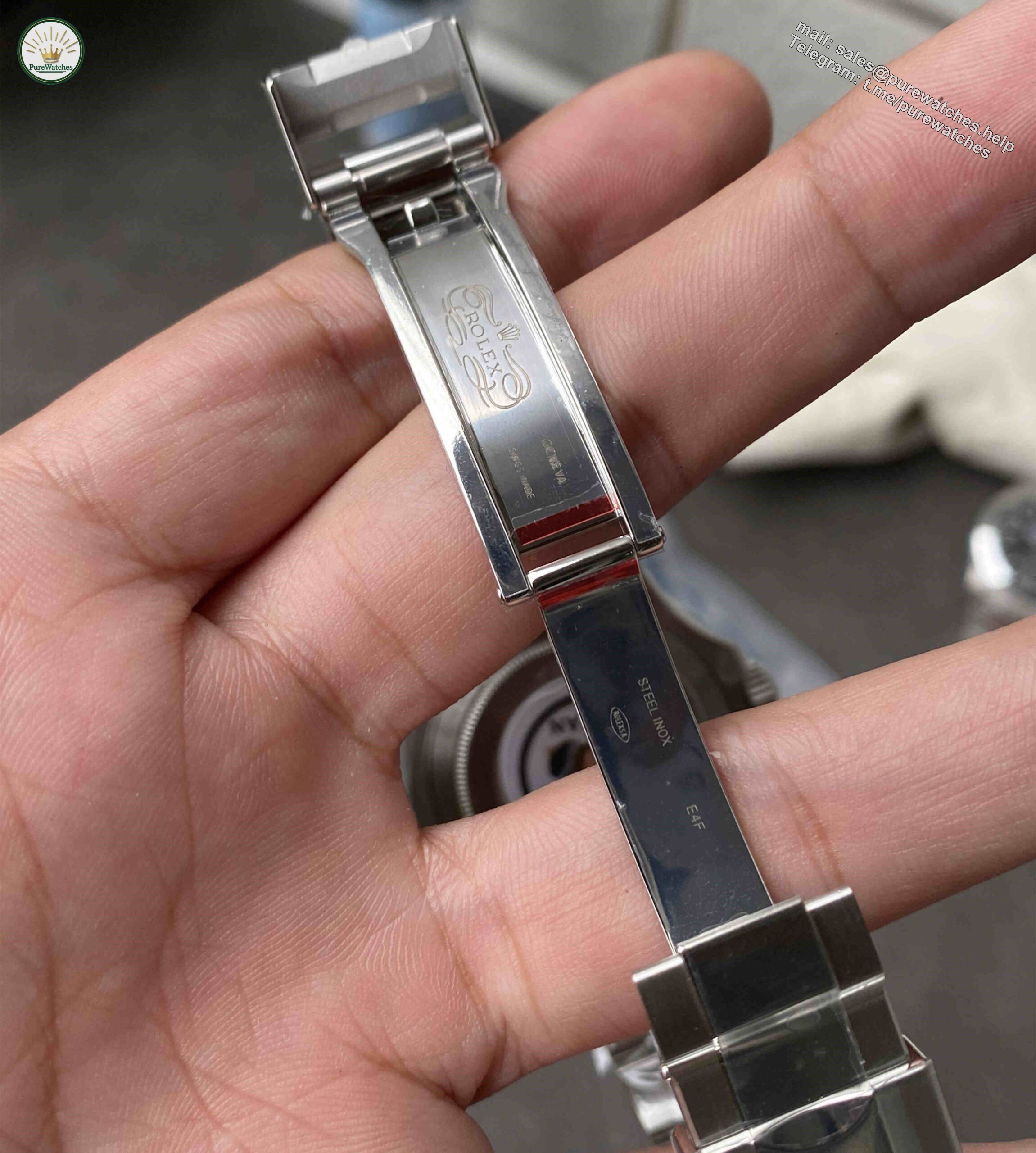 Clean Factory 126622‑0001 – 40mm Grey Yacht-Master Replica - Image 5