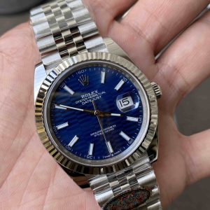 Clean Factory Datejust 41 126334 – Premium Blue Wave Dial Rolex Datejust Super Clone