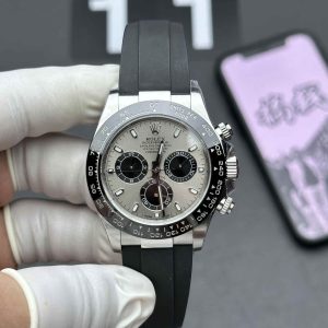 Clean Factory Daytona 116519LN-0027 ?C Premium Grey Dial White Gold Chronograph Replica