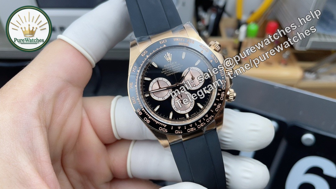 Clean Factory Daytona 126515LN - Premium Everose Gold 40mm Chronograph Replica