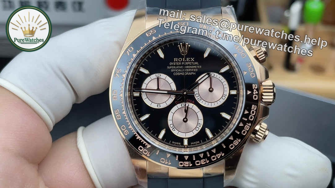 Clean Factory Daytona 126515LN �C Premium Everose Gold 40mm Chronograph Replica - Image 3