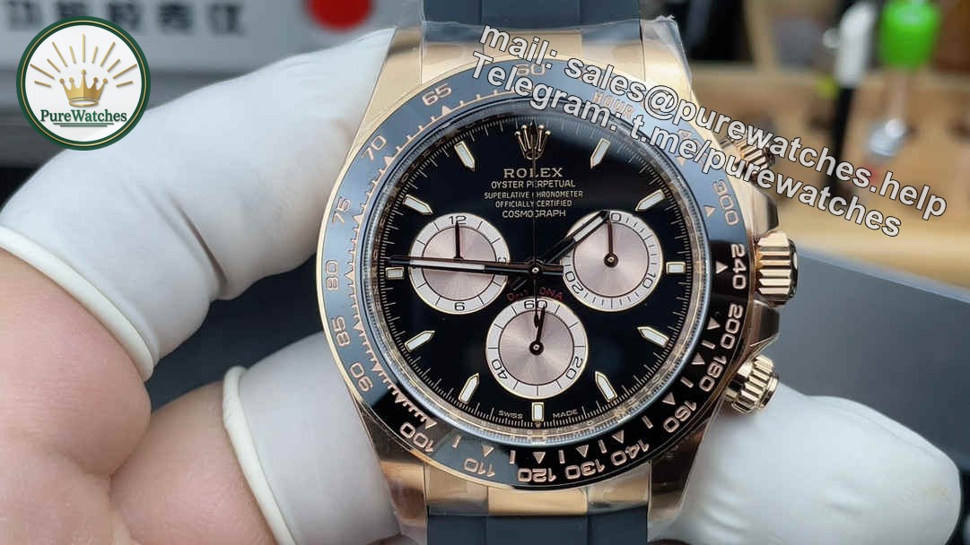 Clean Factory Daytona 126515LN - Premium Everose Gold 40mm Chronograph Replica - Image 3