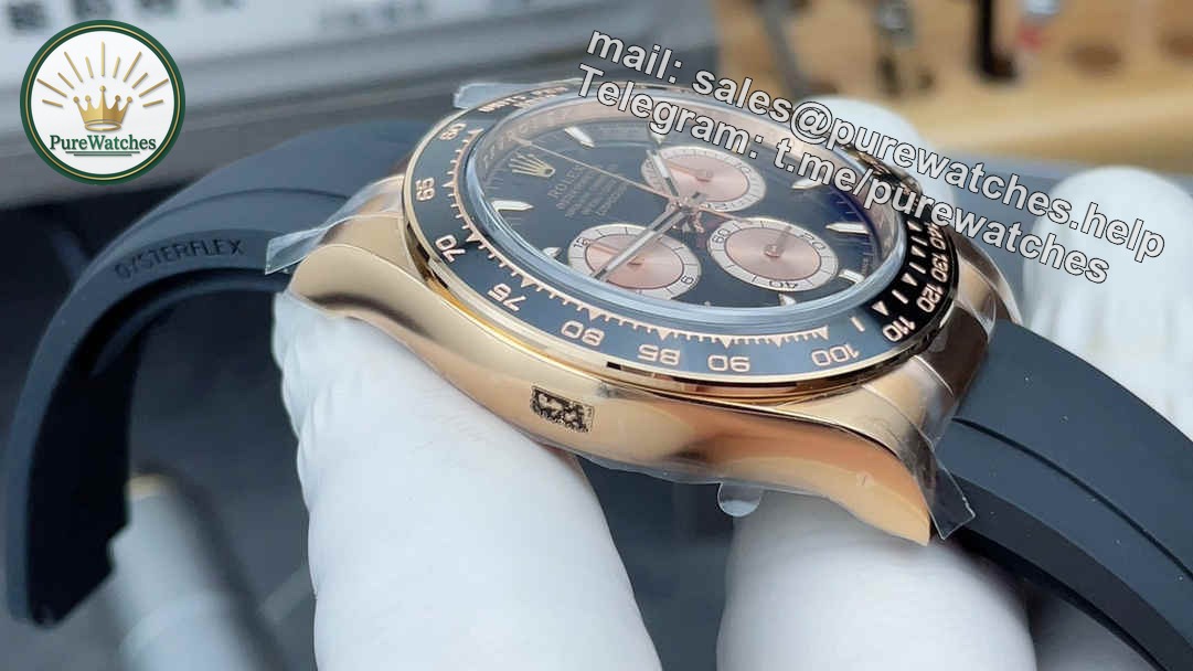 Clean Factory Daytona 126515LN �C Premium Everose Gold 40mm Chronograph Replica - Image 5