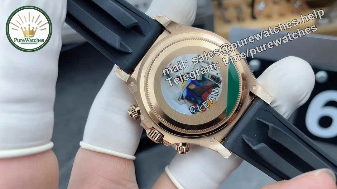 Clean Factory Daytona 126515LN - Premium Everose Gold 40mm Chronograph Replica - Image 6
