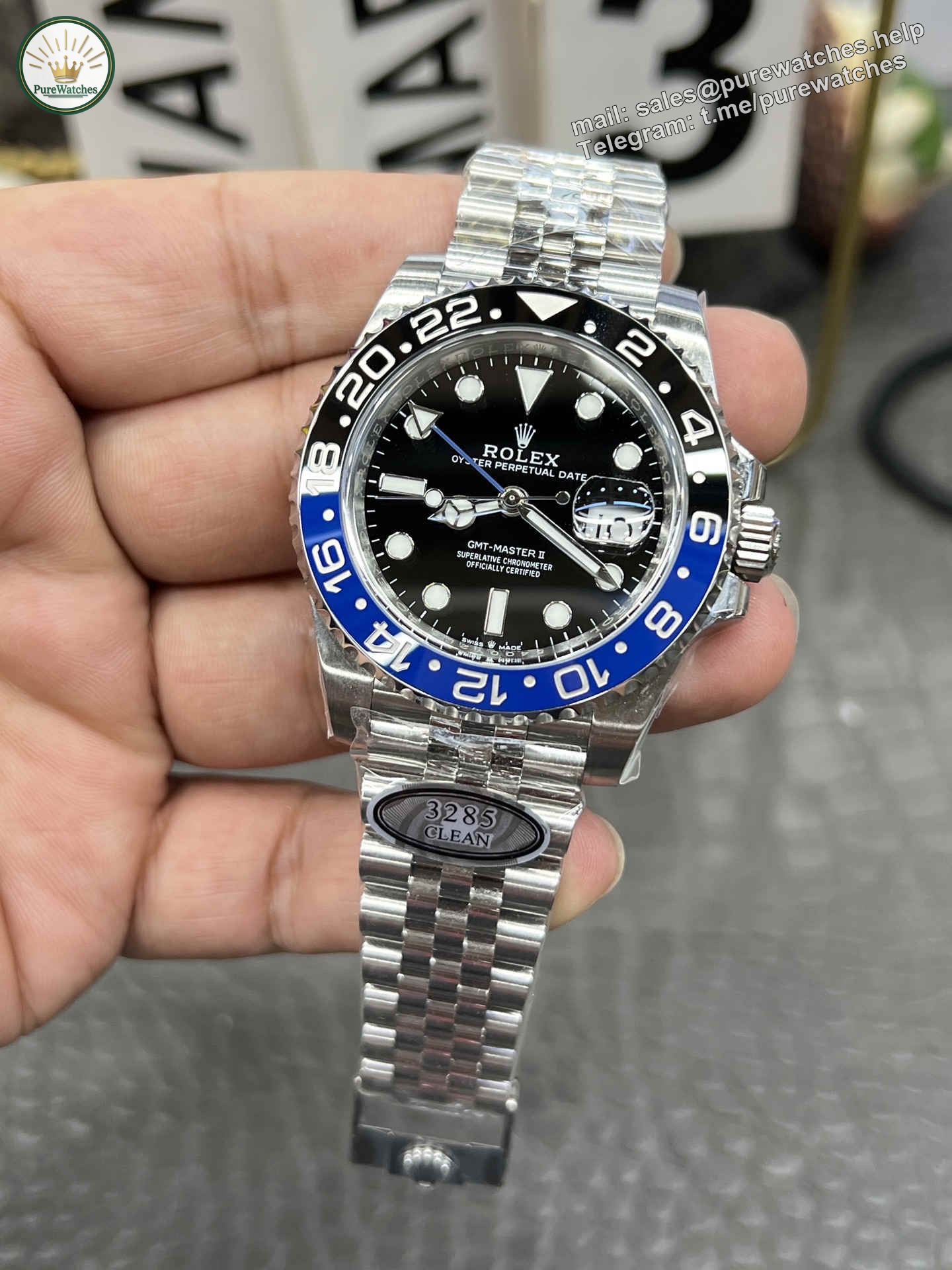 Clean Factory GMT Master II 126710BLNR ?C Premium ??Batman?? 3285 Automatic Replica - Image 3
