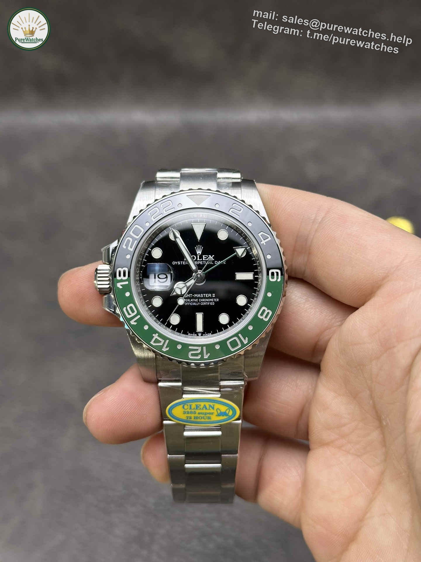 Clean Factory GMT Master II 126720VTNR – Premium Sprite Left-Handed 3285 Movement Replica
