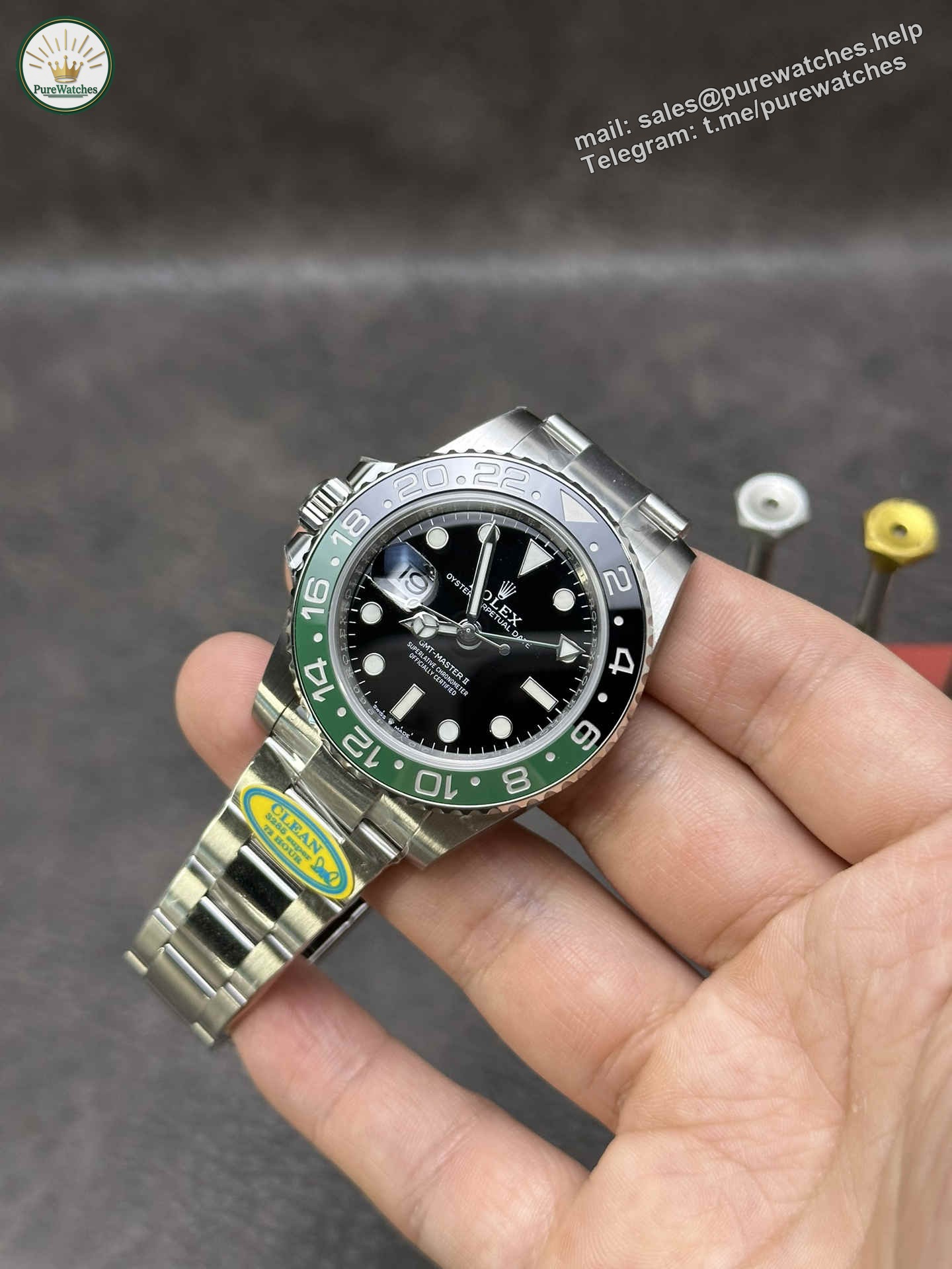 Clean Factory GMT Master II 126720VTNR – Premium Sprite Left-Handed 3285 Movement Replica - Image 2