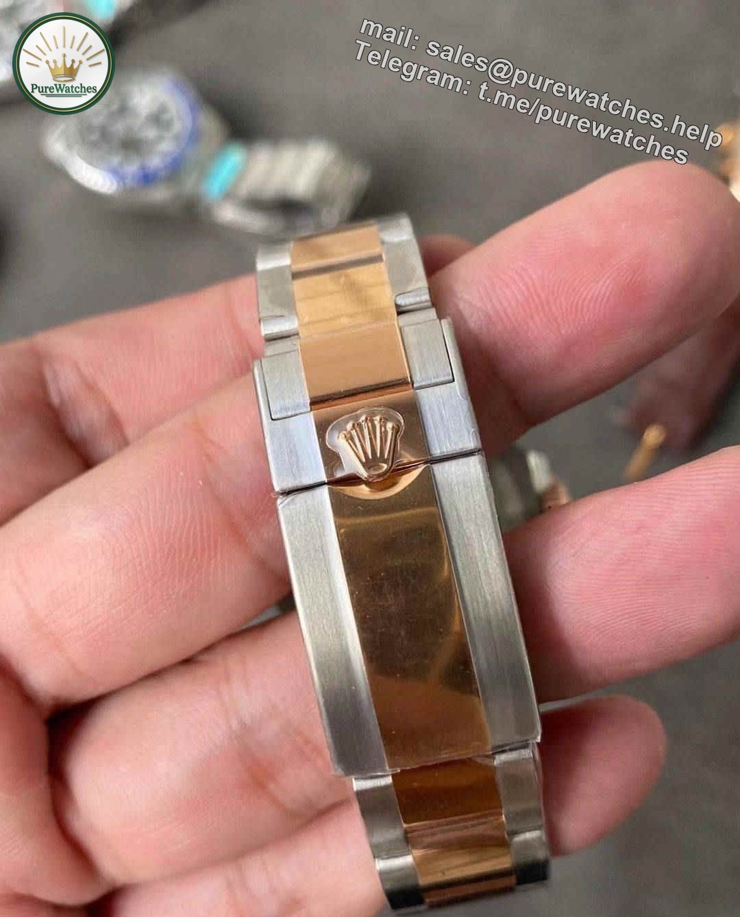 Clean Factory GMT Master II CHNR 3285 – Premium CHNR Two-Tone Bezel GMT Replica Watch - Image 4