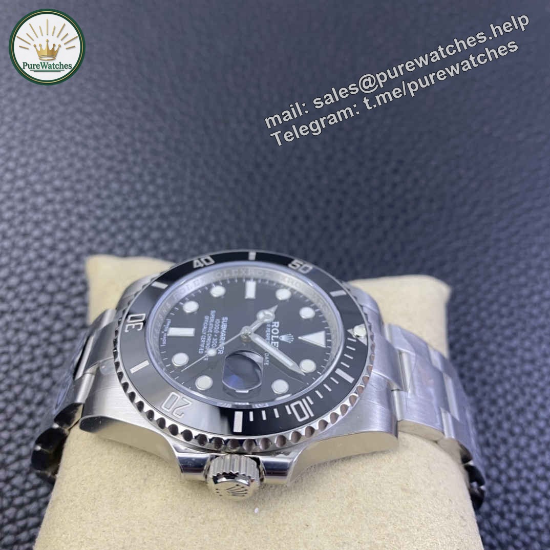 Clean Factory Rolex 116610LN – Premium Submariner Black 40mm Replica - Image 2
