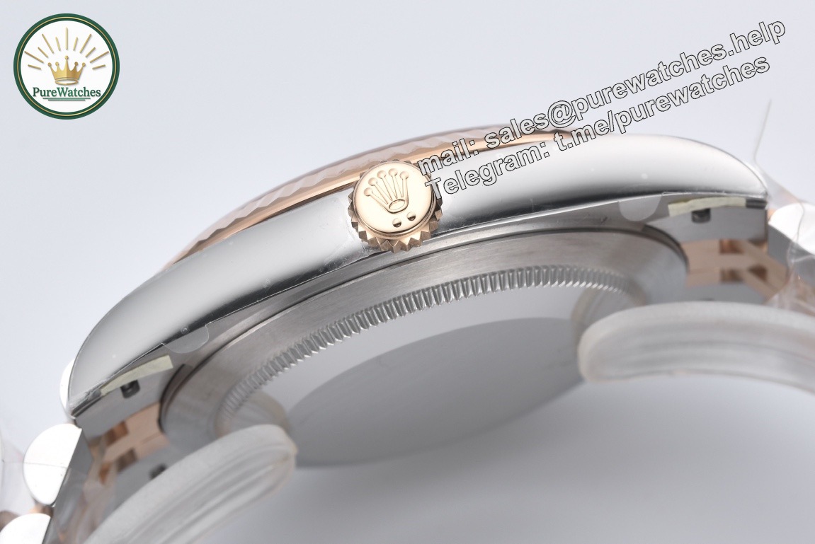 Clean Factory Rolex Datejust 41 126331 Chocolate Dial Rose Gold Super Clone 3235 - Image 2