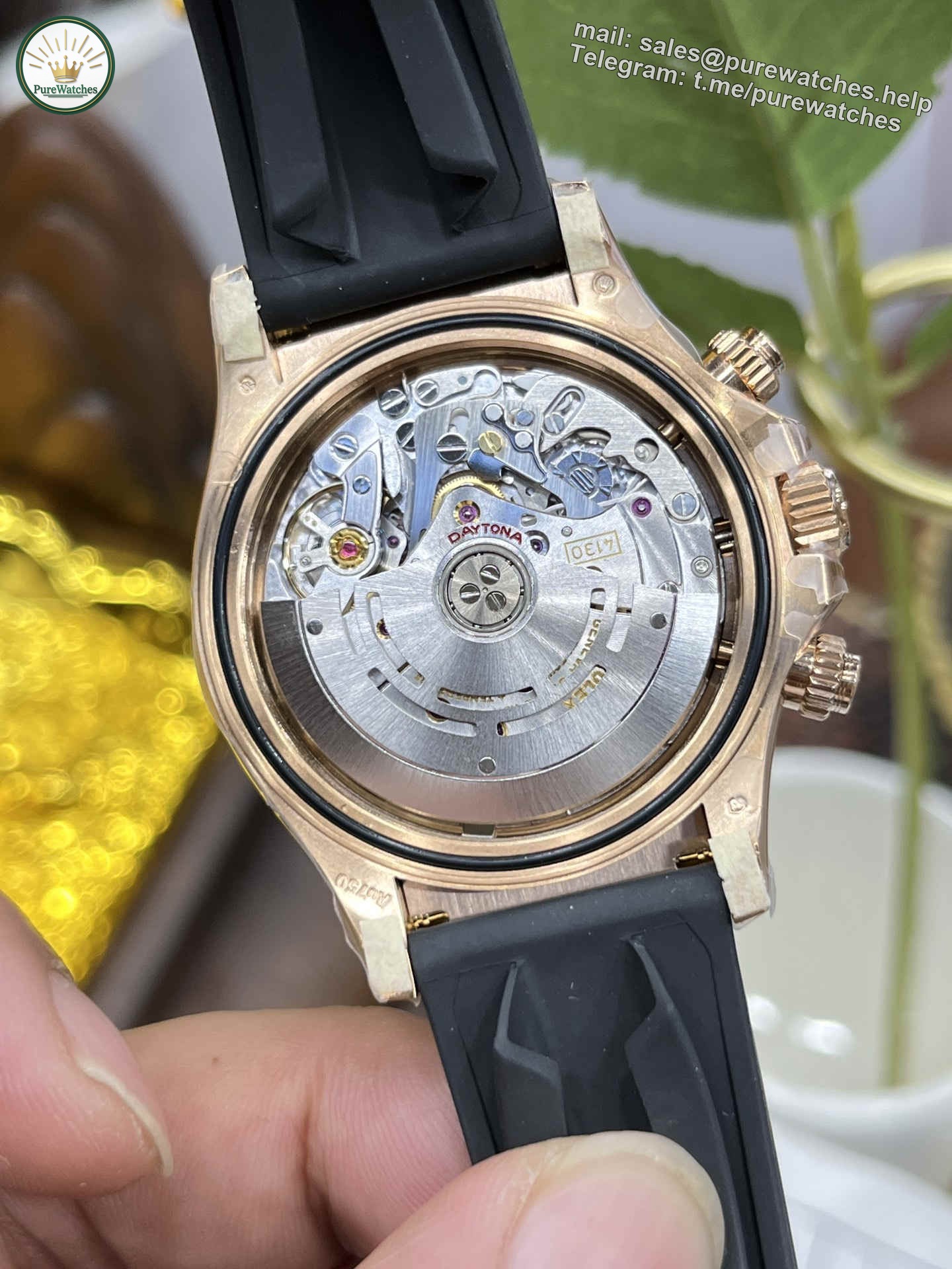 Clean Factory Rolex Daytona 116515LN?C Everose Gold Chronograph Replica - Image 3