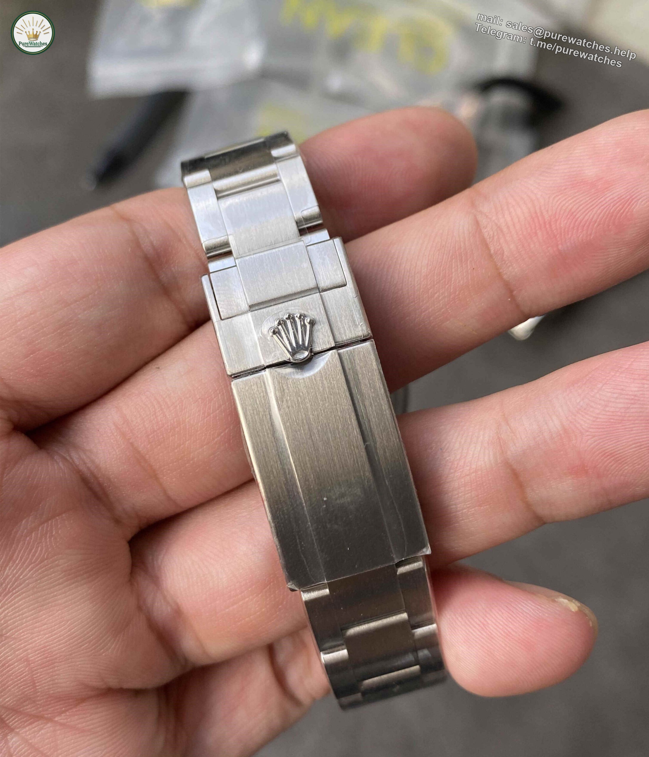 Clean Factory Rolex Explorer I 36mm – Black Dial Replica - Image 4