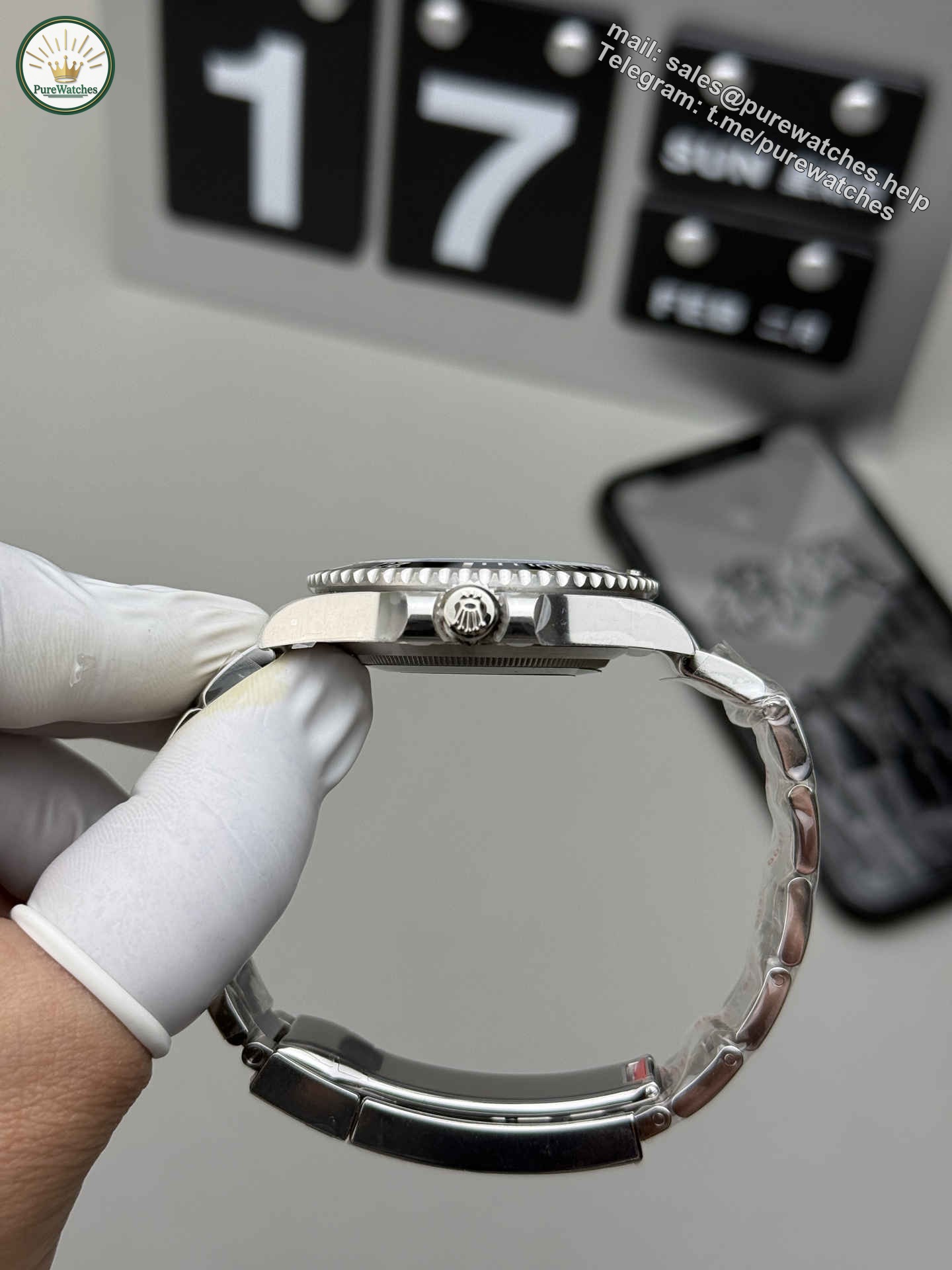 Clean Factory Rolex Submariner 124060 Replica – No Date 40mm Submariner with 3230 Movement - Image 2
