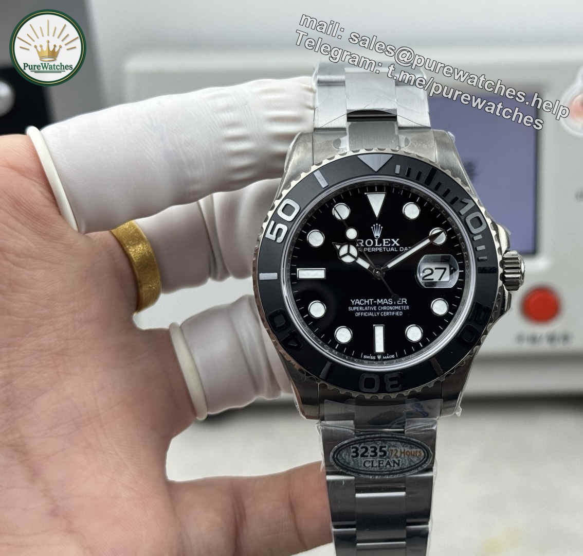 Clean Factory Yacht-Master 226627 ?C Grade 5 Titanium 42mm Replica with 3235 Movement