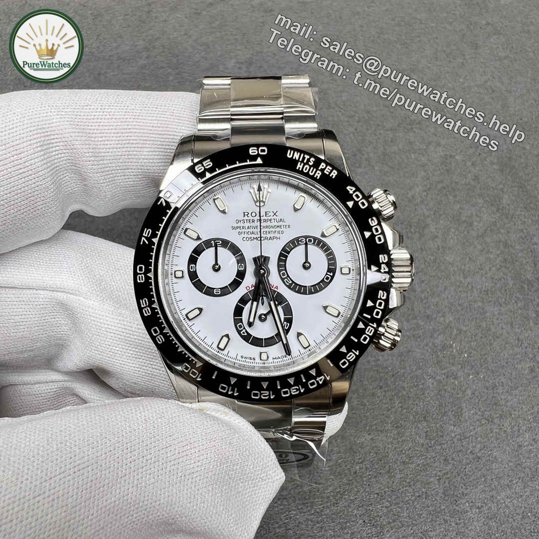 Clean Rolex Daytona 116500 4130 Panda Dial Replica ?C 40mm 904L Steel | Super Clone Chronograph