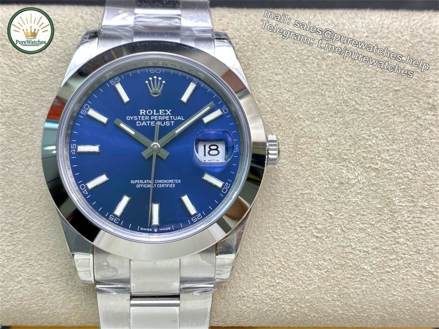 Rolex Datejust 41 Replica 126300 Blue Dial – VS Factory Review