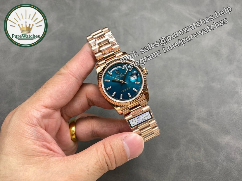 QF Factory Day Date 36 Rolex Replica – 36 mm Full-Weight Dress Watch - Image 3