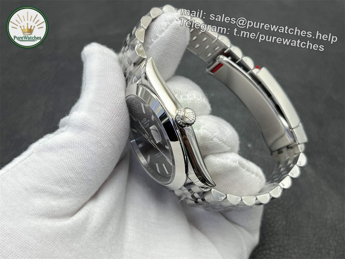 Grey Datejust 41 Replica – VS Factory Rolex Datejust m126300-0007 Rhodium Grey Dial 41mm - Image 6