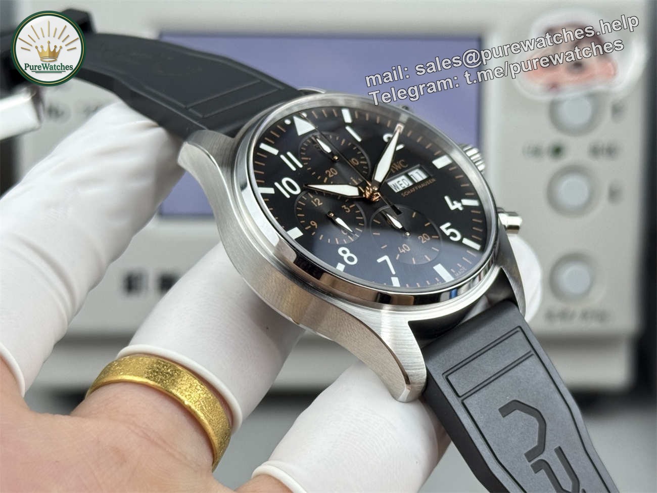 IWC Pilot IW378009 Replica – F1® APXGP Chronograph Limited Edition - Image 6