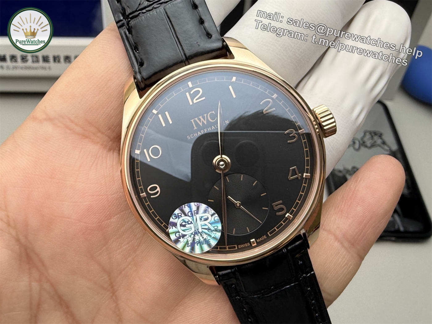 IWC Portugieser IW358401 Replica – 18K Rose Gold Automatic Watch - Image 2