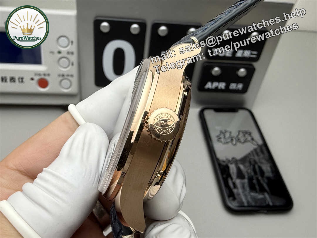 Premium IWC Portuguese Perpetual Calendar Replica – 44mm Luxury Automatic Watch by APS Factory - Image 6