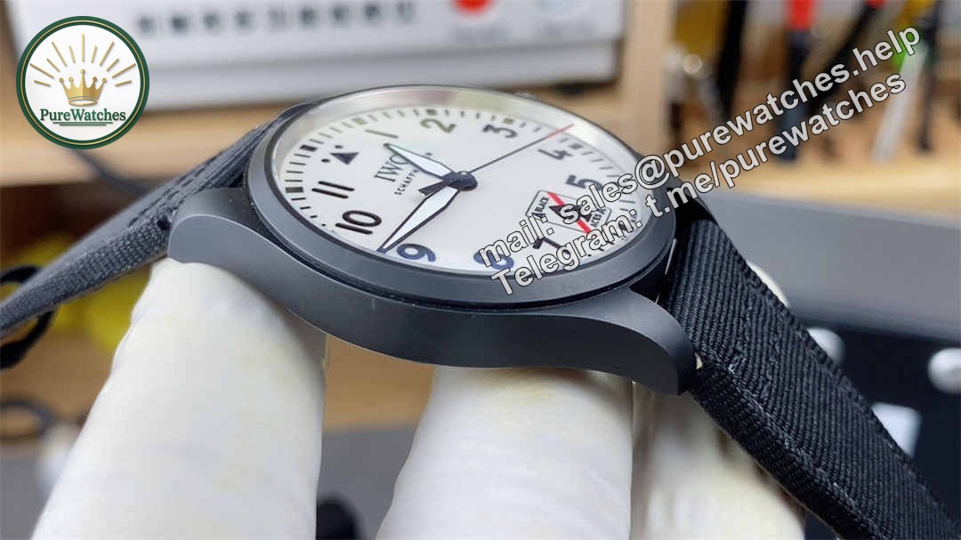 M+ Factory IWC Pilot IW326905 Replica – Ceramic Ace of Spades 41mm Automatic Watch - Image 5