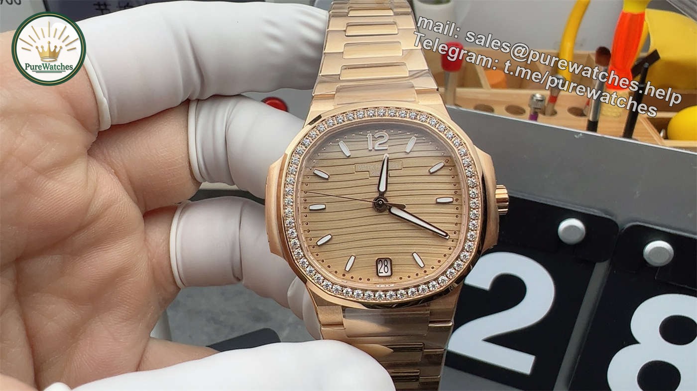 Patek Philippe 7118/1200R Replica | 3K Factory Rose Gold & Diamond Super Clone - Image 2