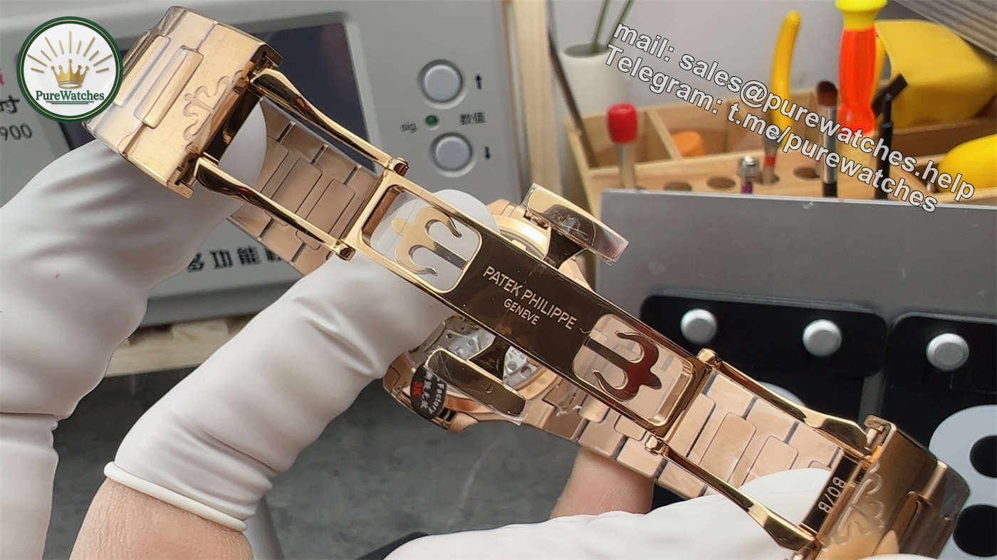 Patek Philippe 7118/1200R Replica | 3K Factory Rose Gold & Diamond Super Clone - Image 9