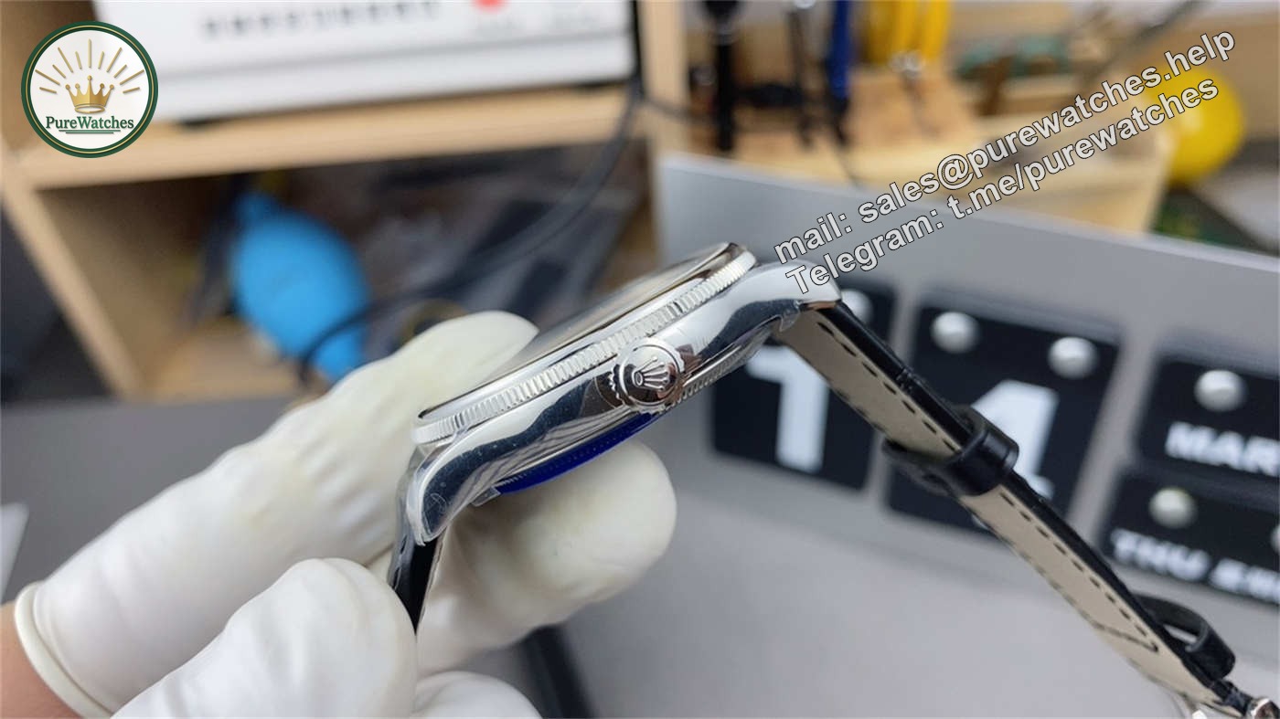 Rolex Cellini White Gold Replica – M50509-0017 Classic Dress Watch - Image 6