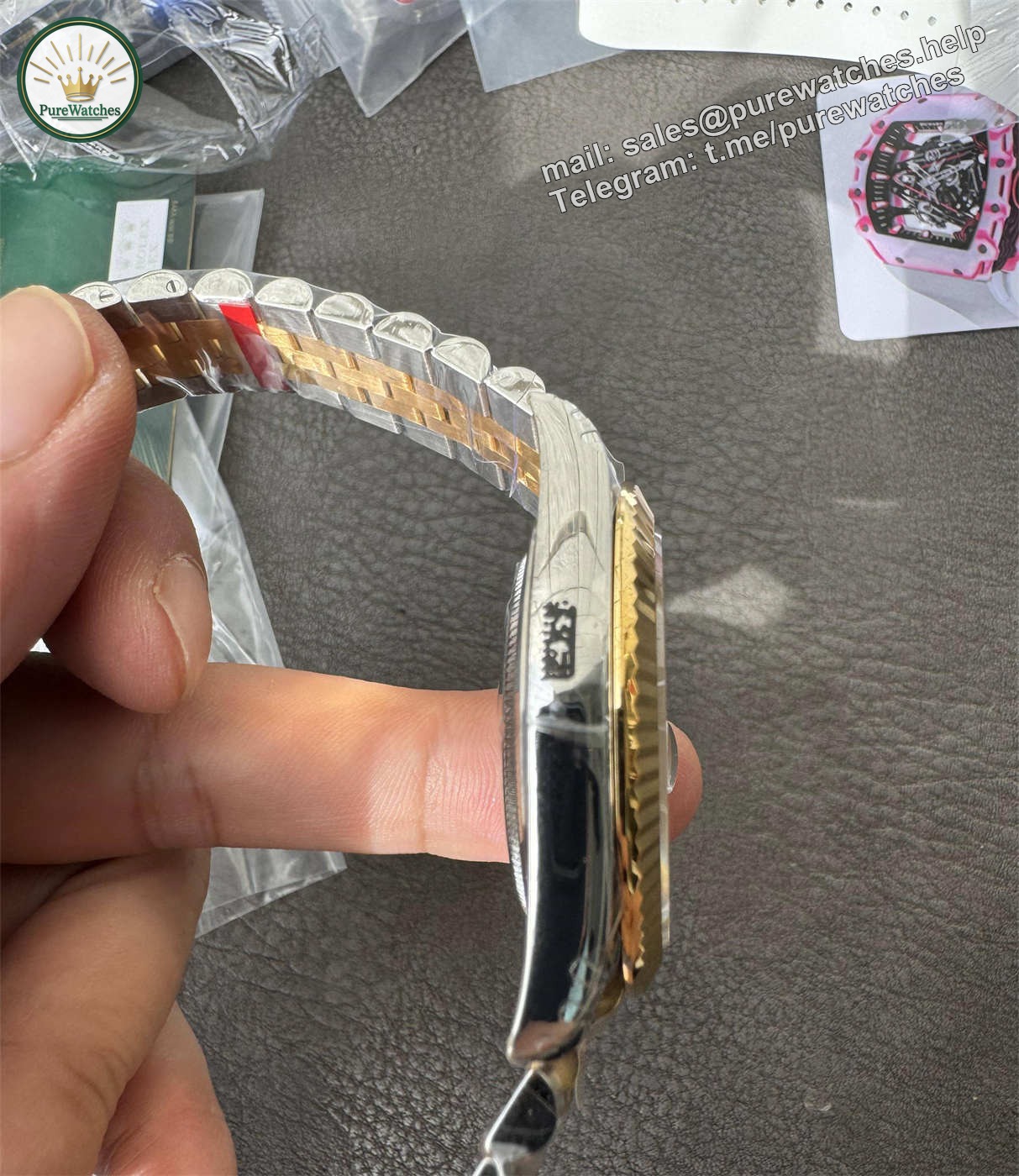 Rolex Datejust 41 Two Tone Replica – VS Factory M126333-0022 with Dandong 3235 Movement - Image 5