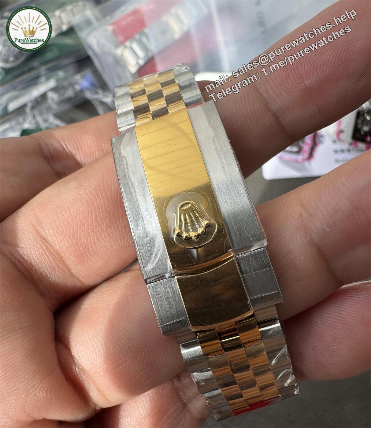 Rolex Datejust 41 Two Tone Replica – VS Factory M126333-0022 with Dandong 3235 Movement - Image 9