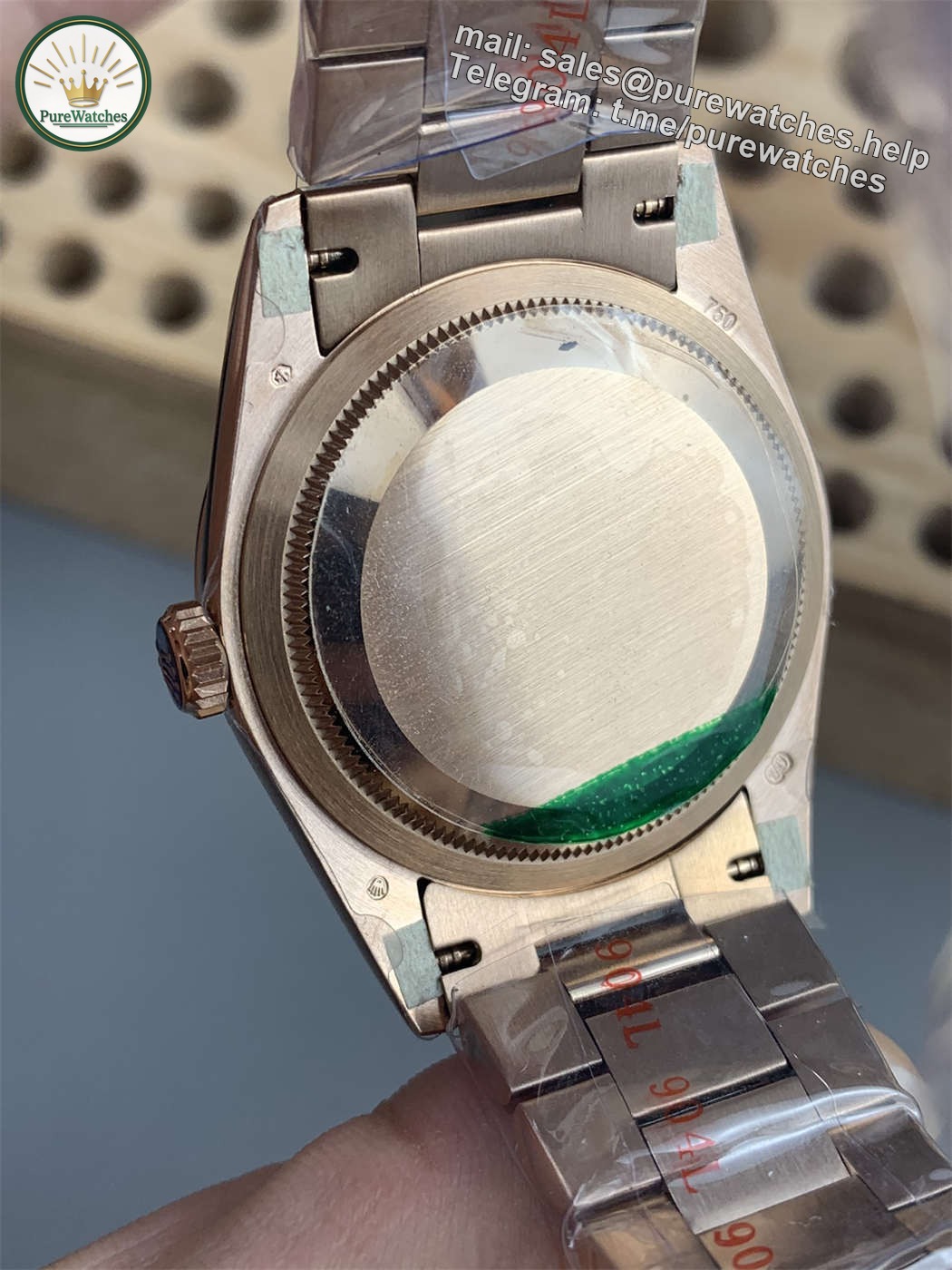 Rolex Day-Date 36 Replica – Ladies Everose Gold President Watch - Image 9